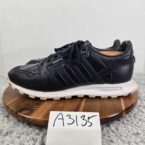 Adidas Originals White Mountaineering Racing 1 Blue Leather Sneaker Mens 10.5 - Picture 1 of 16